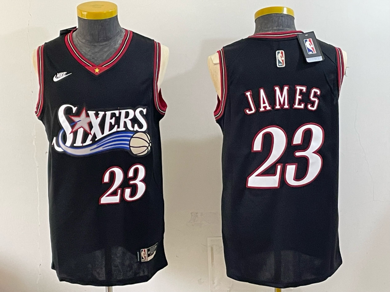 Men Philadelphia 76ers #23 James Black Nike Season 2026 NBA Jersey 080501